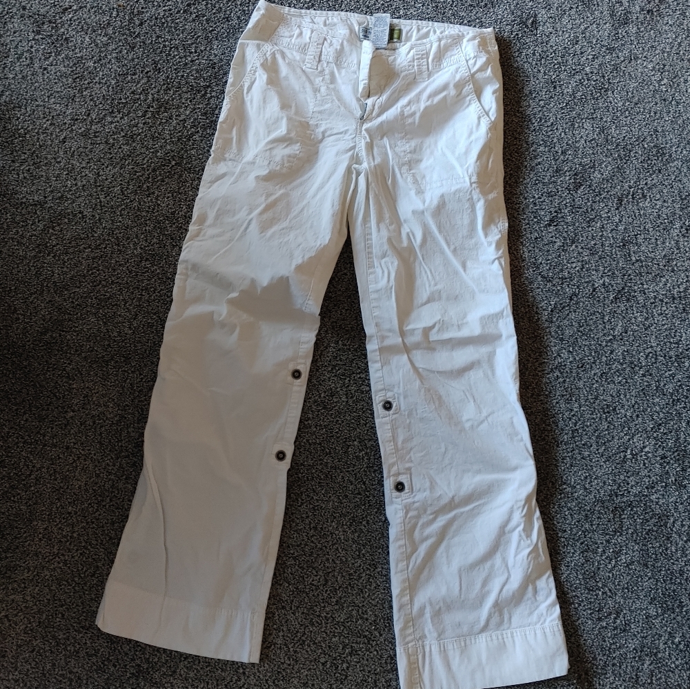 Old navy white cotton/spandex pants